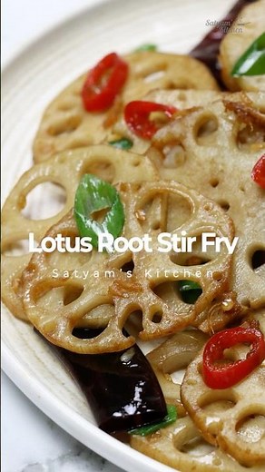 Lotus Root Stir-Fry: A Simple and Flavorful Recipe #shorts #lotusroot