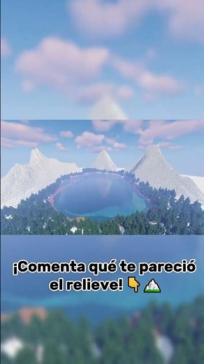 ¡Creando un VALLE NEVADO realista en Minecraft con WORLDPAINTER! 🏔️❄️ #minecraft #minecraftshorts