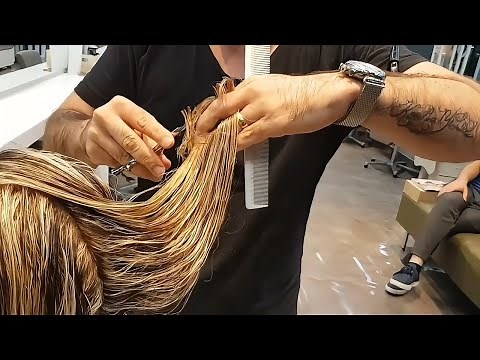 How to Cut Layered Hair with Curtain Bangs? Step-by-Step Tutorial for Movable Layers!