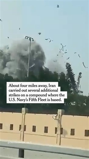 After the U.S. and Israel attacked Iran on Saturday, the country retaliated, striking several countries in the Middle East that host U.S. bases. Follow live updates. https://nyti.ms/4u20WGd | The New York Times