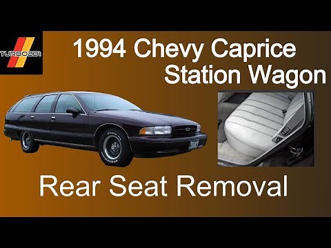 1994 Chevy Caprice Wagon - Rear Seat removal