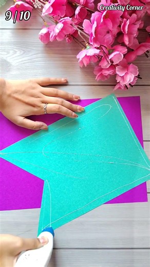 9/10 Project File Page Decoration Ideas😋 || Creativity Corner #shorts #youtubeshorts #shortvideo