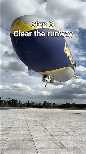 How to land a blimp 101