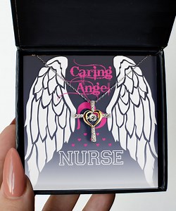 Nurse Necklace, Cross Necklace, Thank You Gifts for Nurses, Nurse Appreciation, Registered Nurse Gifts, Lpn Gifts, Nurses Week Gifts - Etsy Canada