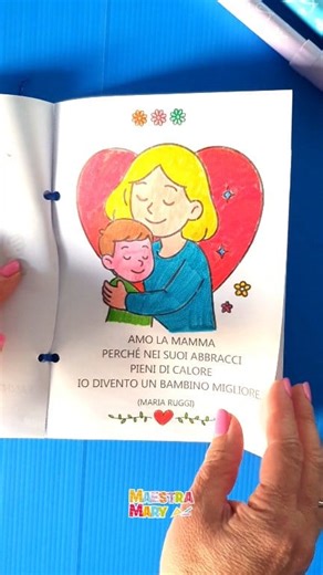 Ho preparato una piccola sorpresa per la festa della mamma: un libretto pieno d’amore! All’interno troverete una poesia dolcissima, che racconta quanto è speciale la nostra mamma, e anche dei disegni da colorare che la illustrano. I bambini potranno personalizzare ogni pagina con i colori preferiti per renderlo un regalo unico. Link nel primo commento 👇 | Maestra Mary
