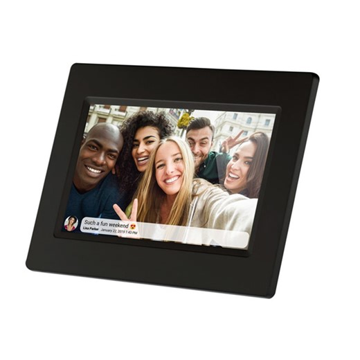 Buy the Jackson Frameo 7" WIFI Digital Photo Frame Black, Play Video &... ( DPF7001-B ) online
