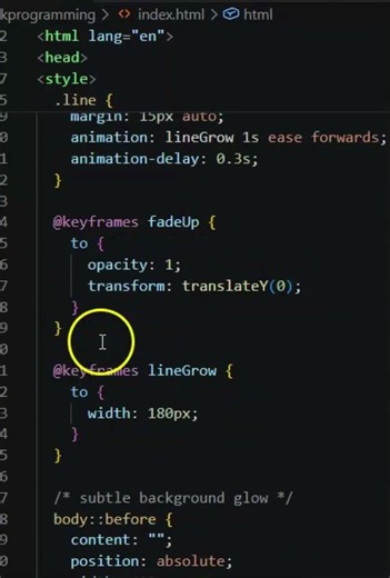 Epic MSK Programming Logo Animation | HTML CSS Smooth Transition