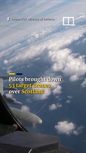 43K views · 218 reactions | The UK Royal Air Force shot down 53 drones as part of their practice. #uk #britain #unitedkingdom #military #technology #drones #scmpnews #scmp | South China Morning Post | Facebook