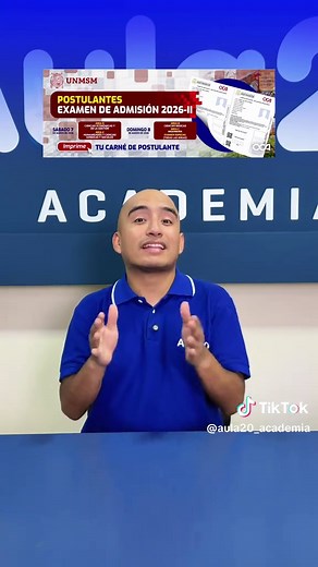 Descarga tu carnet de admisión en San Marcos