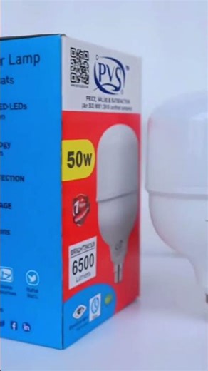 Dhamaka Roshni! 💡 PVS SPARKS 50W High Power LED Bulb Review: Year Warranty & Super Brightness 🌟