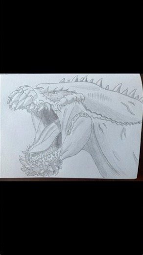 Deviljho Drawing Timelapse #pickle #monsterhunter #drawing #art #deviljho #mhw #timelapse