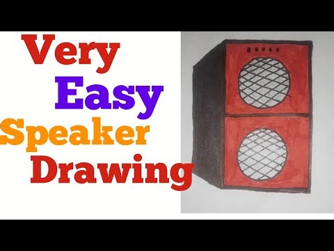 Very Easy Speaker Drawing #easydrawing #speakerart #youtubevideos #viraldrawing #pencildrawing #art