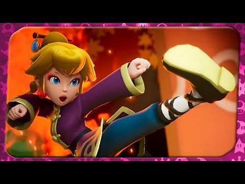 Princess Peach: Showtime! ᴴᴰ Kung Fu Peach (All Levels, Sparkle Gems, & Ribbons)