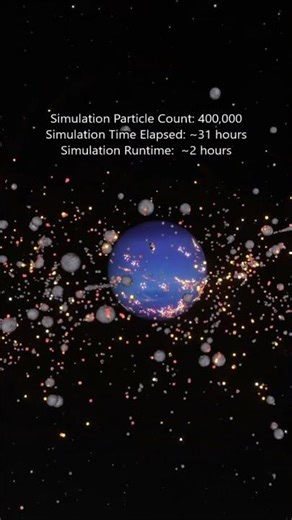 What If Neptune Had 100 Large Moons? 😨😅 #spacesim