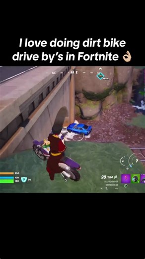 The dirt bike is my favorite vehicle in fortnite. It’s easy to move around anywhere, gas lasts forever, and you can shoot, heal, whatever while driving! #fortnitetips #fortniteclips #fortniteclipsdaily #fortnite #fortnitefyp #fortnitebr #fortnitepro #chapter5season2 #zukohere #fortniteavatar