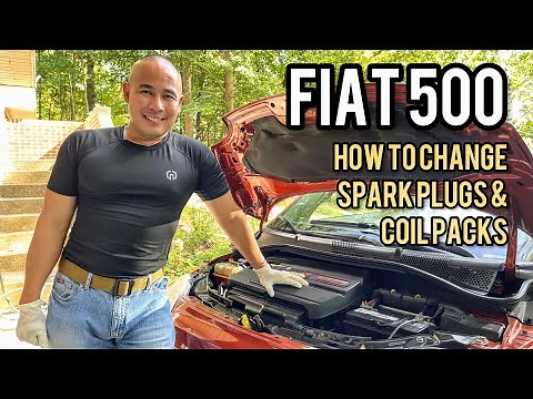 Fiat 500 How to Change Spark Plugs and Coil Packs (DIY Tuneup/Replacement)