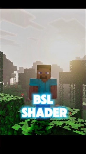 Minecraft But BSL Shader Looks Real 😱 #minecraft