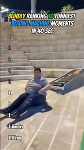 Blindly Ranking the 10 Funniest Boxing Machine Fails under 40 seconds