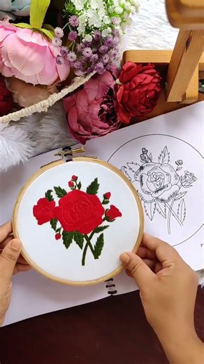 Embroidery pattern book for Beginners | Embroidery designs #embroiderypattern #embroidery
