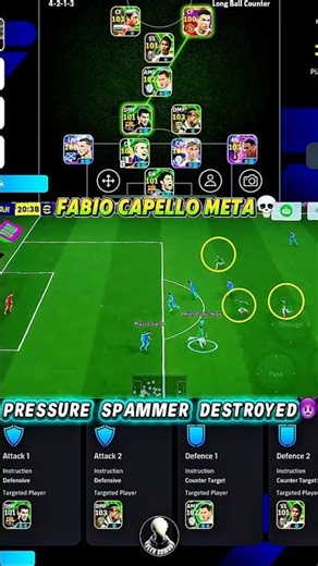 THIS Formation DESTROYS pressure Spammers👿🔥efootball2026 #shorts #efootball #viral #bome #proplayer