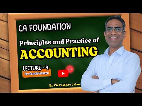 LIVE! CA Foundation ACC | Sept 2026 Attempt | Lecture 4 | Complete Course Overview