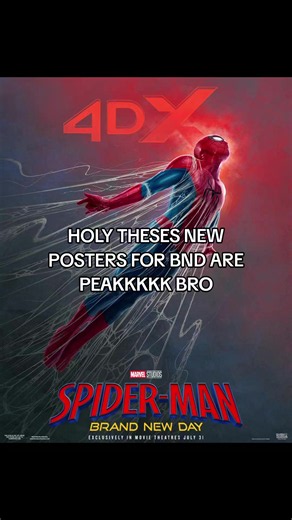 new spider-man bnd posters and they are PEAK HOLY CRAP #tomholland #spidermanbrandnewday #spidermanbnd #spiderman #spidermanbrandnewdayedit