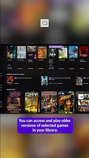 Here's how to use the patch Rollback feature on GOG 💡 #shorts #gaming #games #update #drmfree