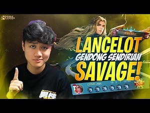 Lancelot Jeje Gendong Tim + Savage Fast Hand On Point Gameplay! - Mobile Legends Indonesia