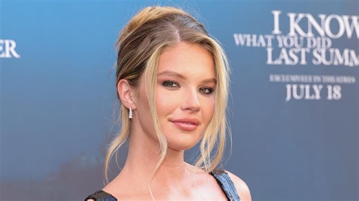 Ellie Thumann Serves Rainy Day Romance in Trendy Polka Dot Bikini