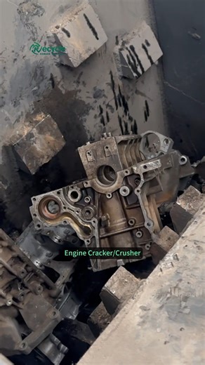 Henan Recycle Machinery on Instagram: "Engine Cracker | Engine Block Crusher | Engine Demolition Solution #engineblock #caryard #Scrapyard #Scraplife #recycling"