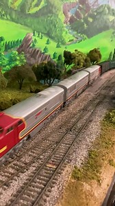 Heads up! Now that it's October, the Golden State Model Railroad Museum hours have changed! We're now open from 12pm to 4pm on Saturdays and Sundays. Make sure you get here before 4pm to see great model trains like this one - the Santa Fe Grand Canyon. #modeltrains #trains #modelrailroad #modelrailroading #scalemodel #hoscale #hoscaletrains #museum #bayarea | Golden State Model Railroad Museum