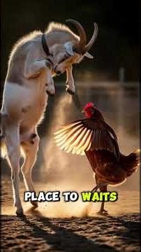Goat vs Karate Chicken: The Funniest Animal Fight Ever! 😂🥋🐔