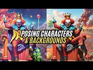 Create CONSISTENT CHARACTERS in AI SCENES Comfyui Tutorial