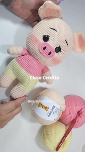 31K views · 696 reactions | Amigurumi Cerdito Tejido a Crochet  ¿Quieres tejerlo? La clase está gratuita en mi perfil y canal de YT. Paso a paso, fácil y rápido. #cerditoamigurumi #crochet #tejidos #amigurumi #pig #lovecrochet #cerditos #pigcrochet #knitting | Maríadcrochet | Facebook