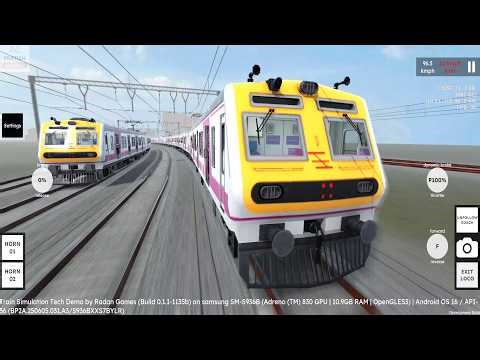 Local Train Accident in RG Train Tech Demo Android Gameplay | Mumbai Local Train Game Download