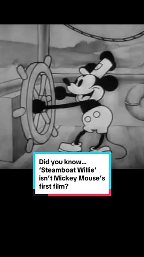 Did you know that “Plane Crazy” (1928) was the first film to feature Mickey & Minnie Mouse, not “Steamboat Willie”? #publicdomain #mickeymouse