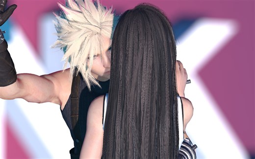 【最终幻想7重制版 MMD】CLOUD x Tifa（克劳德x蒂法） Señorita