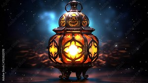 Rustic lantern animated with a flickering candle, perfect for cozy home decor, holiday greeting cards, and atmospheric website banners.