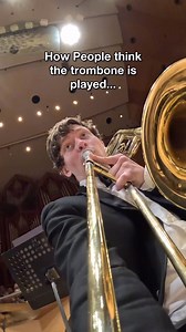 Do you know how a trombone works? I bet does 👀. Bonus points if you know the name of the piece. thanks for the bone cam #trombone #bandkids #concertband #orchestra #classicalmusic #music | TromboneTimo