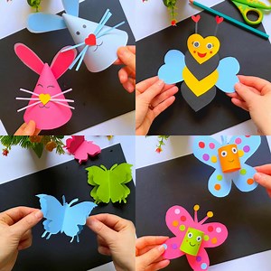 372K views · 2.3K reactions | Fun paper crafts and ideas for your kid to enjoy at home #crafts #kids #actividades #paper #enfants #crafts | Art Crafts | Facebook