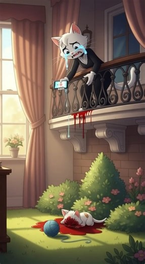 Poor Cat Falls From Balcony — Shocking Rescue Caught on Camera!"