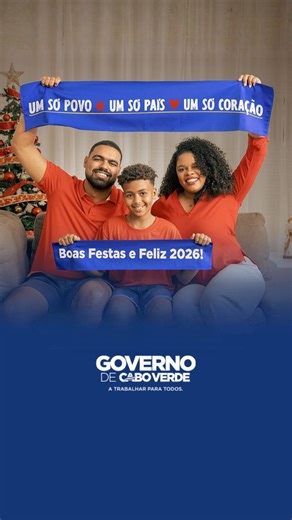 2025 foi um ano que nos pôs à prova, pelas chuvas intensas, pelos desafios económicos, pela instabilidade global. Mas também foi um ano que mostrou ao mundo a força de Cabo Verde: a nossa união, a nossa coragem e a nossa capacidade de trabalhar juntos. Enquanto o mundo se divide, nós juntamo-nos. Enquanto muitos erguem barreiras, Cabo Verde constrói pontes. Entramos em 2026 com a mesma certeza que nos guiou até aqui: Somos um só país, um só povo e um só coração. Boas Festas e Feliz Ano Novo! | G