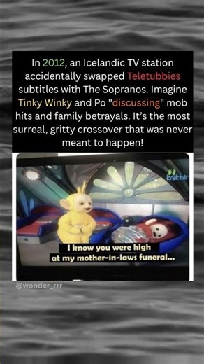When Teletubbies Joined the Mob: The Wildest TV Glitch Ever! 📺🍿