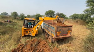 490K views · 8K reactions | JCB 3dx Backhoe and Tata 2518 Truck Going To Dump Mud in Local Villages | MD JCB XPERT | Facebook