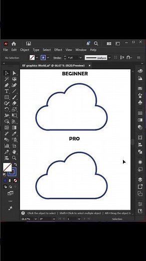 Adobe Illustrator 2026 - Tip to use pathfinder #rfgraphicsworld