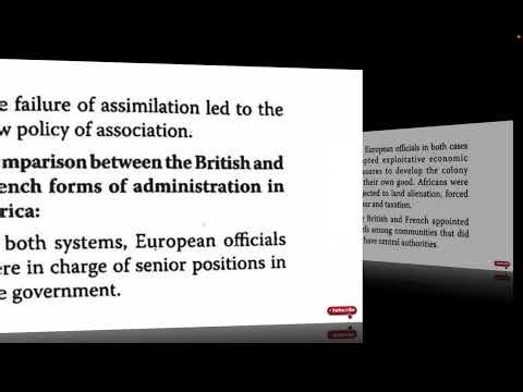comparison between the British and French forms of administration in Africa | assimilation on Africa