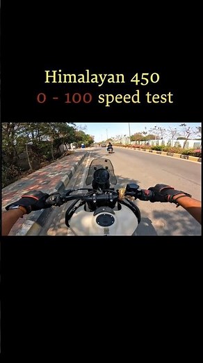 Himalayan 450 Top Speed 🔥 | 0–100 kmph Tested😱 Is This the Fastest RE Ever?#himalayan450 #0to100kmph