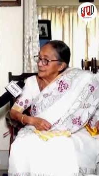Even at the age of 92, after studying under Maya Sen and George Biswas, Rabindra Sangeet is Biva ...