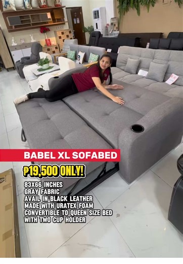 BABEL XL Sofabed - Versatile Convertible Queen Size