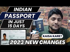 Indian Passport in 2023 | How to apply and get Indian passport in 15 days